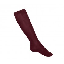 SAS Girls' Maroon/Grey 3 Pack Cable Knee-Highs (Winter Only)