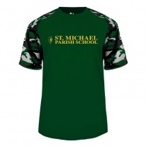 SMSU Spirit S/S Camo T-Shirt w/ Gold Logo - Please Allow 2-3 Weeks for Delivery