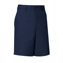 Tom Sawyer Flat-Front Adjustable Waist Traditional Fit Navy Dress Shorts