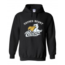 SHS Pelican Pride Spirit Pullover Hoodie w/ Logo - Please Allow 2-3 Weeks for Delivery