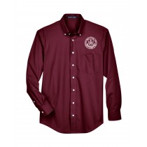 PHS FACULTY STORE Maroon L/S Men's Dress Shirt w/ School Logo