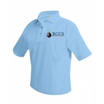 RCCS Blue S/S Polo w/ School Logo