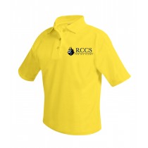 RCCS Yellow S/S Polo w/ School Logo