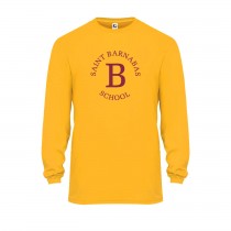 SBS Staff L/S Spirit Performance T-Shirt w/ Maroon Logo - Please Allow 2-3 Weeks for Delivery