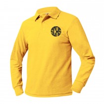SCAS L/S Polo w/ School Logo* Sale price is in stock only
