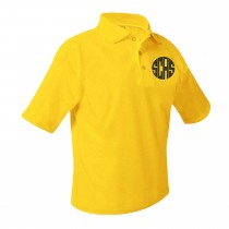 SCAS S/S Polo w/ School Logo *Sale price is in stock only