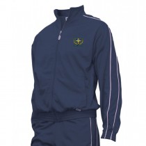 SES Navy Staff Track Jacket w/Logo - Please Allow 2-3 Weeks for Delivery