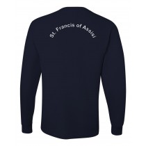 SFA L/S Navy Gym T-Shirt w/ Logo