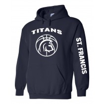 SFA Titan Pullover Hoodie w/ White Logo & Custom Name - Please Allow 2-3 Weeks For Delivery 