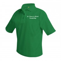 SFDC STAFF S/S Kelly Green Polo w/ School Logo* Please Allow 2-3 Weeks For Delivery