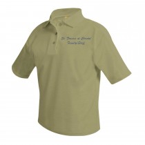 SFDC STAFF S/S Khaki Polo w/ School Logo* Please Allow 2-3 Weeks For Delivery