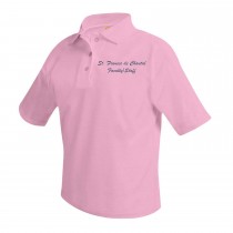 SFDC STAFF S/S Pink Polo w/ School Logo* Please Allow 2-3 Weeks For Delivery