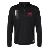 SHS Spirit Adidas 3 Stripe Men's Quarter Zip w/ SHS Logo - Please Allow 2-3 Weeks for Delivery