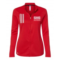 SHS Spirit Adidas 3 Stripe Women's Full Zip w/ SHS Logo - Please Allow 2-3 Weeks for Delivery