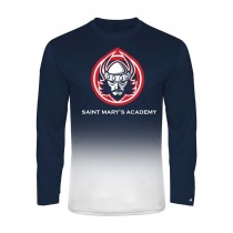 SMA Ombre L/S Spirit T-Shirt w/ Viking Logo - Please Allow 2-3 Weeks for Delivery
