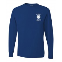 SMLS L/S Navy Gym T-Shirt w/ School Logo