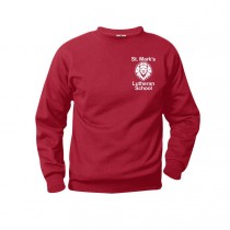 SMLS Red Gym Sweatshirt w/ School Logo