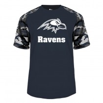 SRS Spirit S/S Camo T-Shirt w/ Raven Logo - Please Allow 2-3 Weeks for Delivery