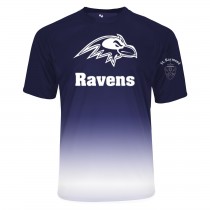 SRS Spirit Reverse Ombre S/S T-Shirt w/ Raven Logo - Please Allow 2-3 Weeks for Delivery