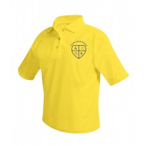 ANN Yellow S/S Polo w/ School Logo