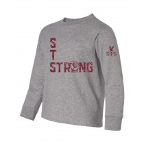 STS Staff Strong L/S Fist Spirit T-Shirt w/ Maroon Logo - Please Allow 2-3 Weeks for Delivery