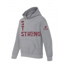 STS Staff Strong Fist Spirit Pullover Hoodie w/ Maroon Logo - Please allow 2-3 Weeks for Delivery