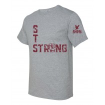 STS Staff Fist S/S Spirit T-Shirt w/ Maroon Logo - Please Allow 2-3 Weeks for Delivery