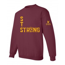 STS Staff Strong L/S Fist Spirit T-Shirt w/ Gold Logo - Please Allow 2-3 Weeks for Delivery