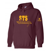 STS Staff Spirit Strong Pullover Hoodie w/ Gold Logo - Please allow 2-3 Weeks for Delivery