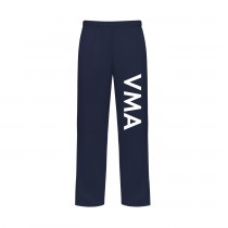 VMA Open Bottom Gym Sweatpants w/ School Logo