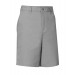Tom Sawyer Flat-Front Adjustable Waist Traditional Fit Grey Dress Shorts